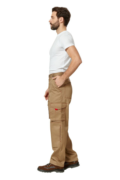 Брюки рабочие мужские летние "Рольф 1" цвет бежевый