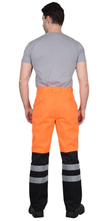 Костюм "МАГИСТРАЛЬ-ЛЮКС" куртка, брюки, оранжевый/черный