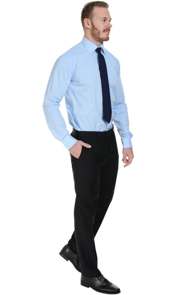 Галстук на резинке темно-синий