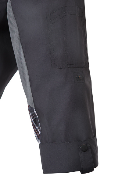 Китель поварской РИСТРЕТТО ШЕФ Лайт мужской графит