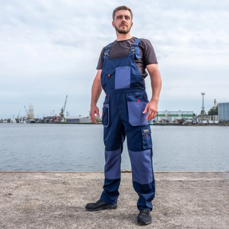 Полукомбинезон PROTONE LIGHT, синий/т.синий/оранжевый