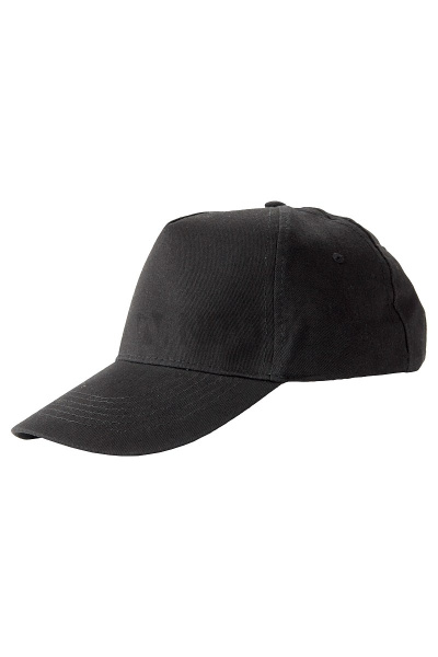Бейсболка классическая цвет черный