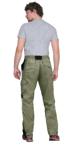 Брюки ЦИТРИН светло-оливковый с черным