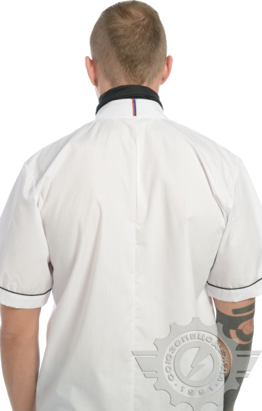 Куртка поварская (китель) "Люкс-Лайт" короткий рукав белая