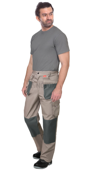 Брюки "ОБЕРОН" песочный с серо-зеленым