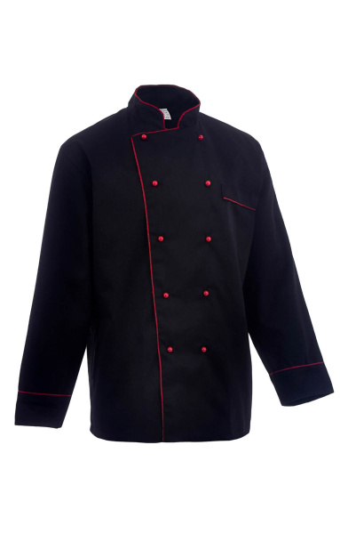 Куртка поварская (китель) "Люкс" черная