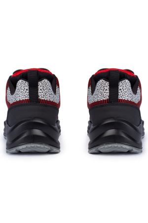 Полуботинки СТАТУС (STATUS) с КП и КС красные (RED), ПУ/Резина