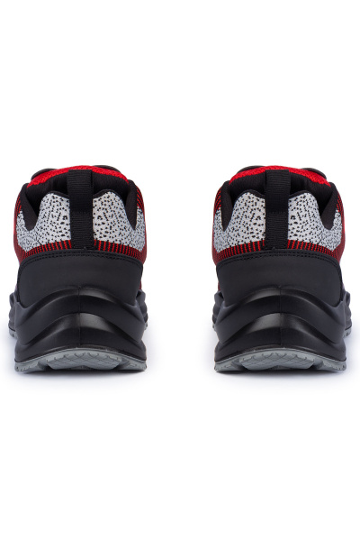 Полуботинки СТАТУС (STATUS) с КП и КС красные (RED), ПУ/Резина