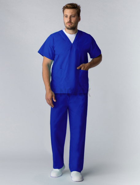Костюм хирурга (тк.ТиСи), васильковый