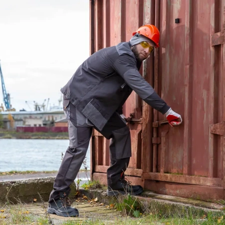 Брюки PROTONE LIGHT, серый/т.серый/оранжевый