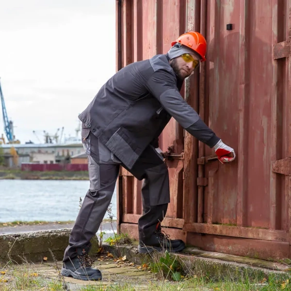 Брюки PROTONE LIGHT, серый/т.серый/оранжевый