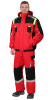 Костюм СТАН зимний: куртка, п/к, красный с черным и лимонной отделкой