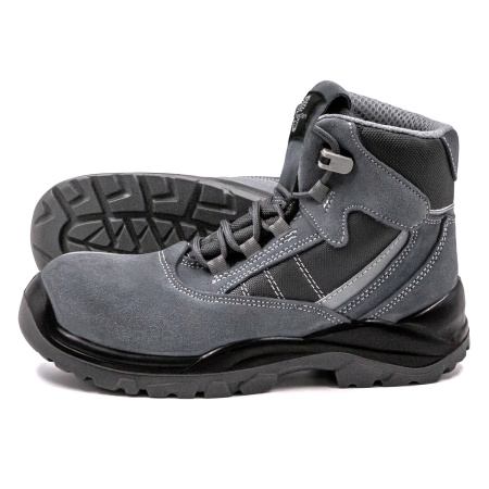 Кроссовки рабочие, замша, КП, КС, ПУ/ПУ, серый (арт. 5241ККС)