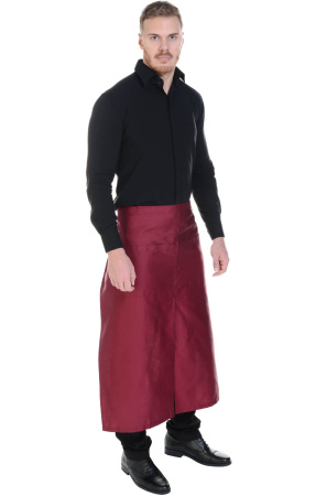 Фартук «BARISTA» удлиненный, цвет burgundy (бордо)
