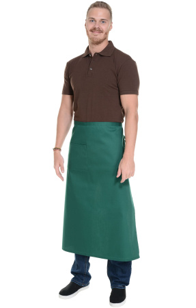 Фартук HORECA (ХОРЕКА) удлиненный dark green (темно-зеленый)