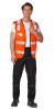 Жилет сигнальный "Ультра" оранжевый, 4СОП