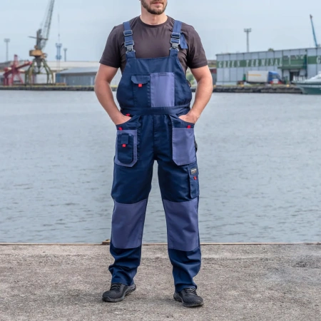 Полукомбинезон PROTONE LIGHT, синий/т.синий/оранжевый