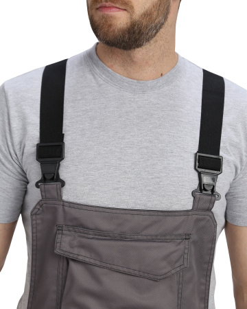 Полукомбинезон ЦИТРИН ср.серый с черным