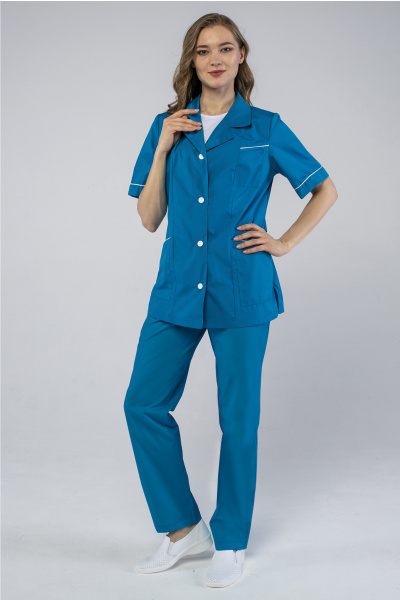 Костюм женский "Магнэль" (тк.Смесовая,120), морская волна