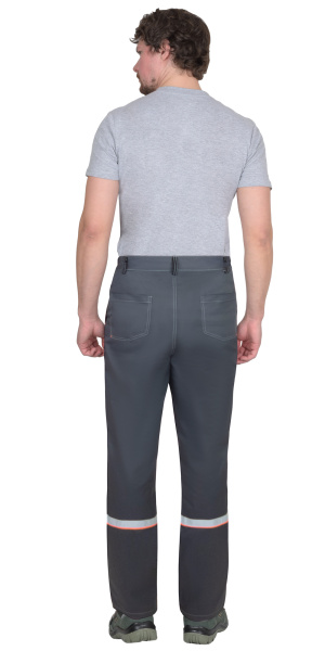 Брюки "РОДОС" темно-серые с черным