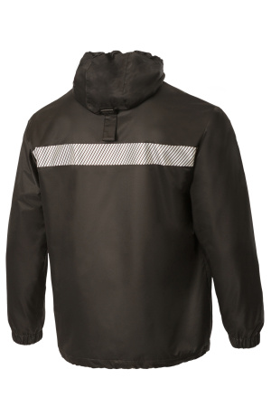 Ветровка КОТПРОФИ на флисе черная