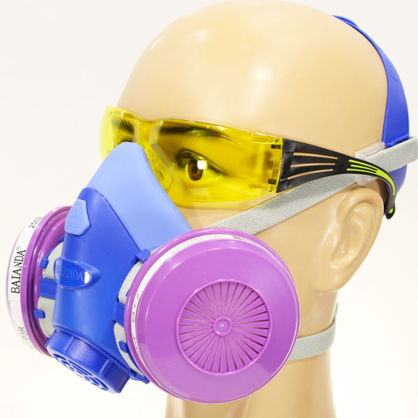 Фильтр в защитном корпусе для защиты от твердых и жидких частиц BAIANDA 2502 P3R РОЗ (2 шт.)