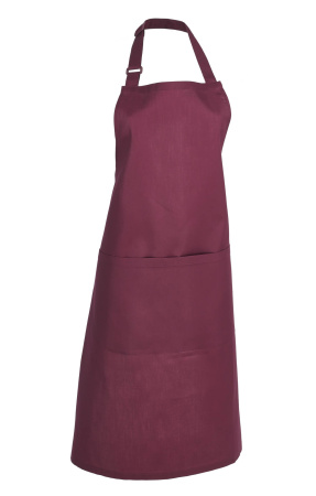 Фартук «BARISTA» с нагрудником, цвет burgundy (бордо)