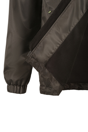 Ветровка КОТПРОФИ на флисе черная