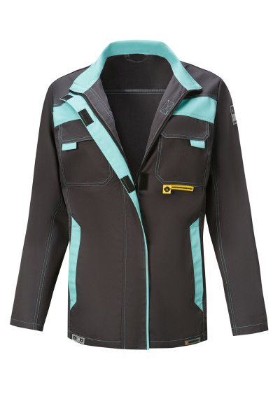 Костюм STAR (Стар) женский, куртка, брюки, графитовый мятный