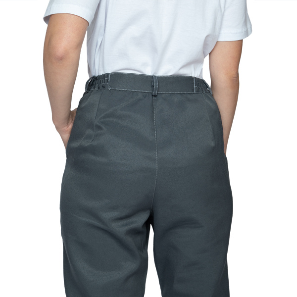 Костюм женский "Пантеон" серый/красный (куртка и брюки)