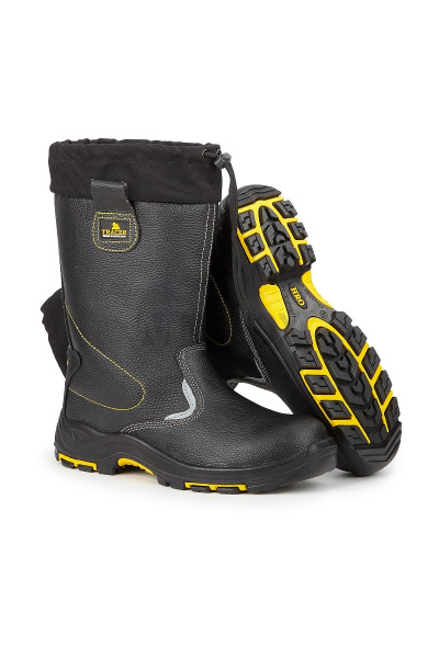 Сапоги летние "Трейсер" КП, КС, ПУ/Нитрил, цвет черный