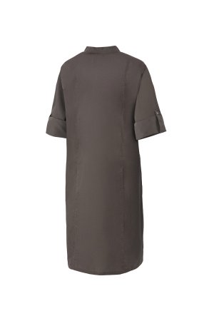 Халат ЭВЕЛИН женский рукав 3/4 графит/мятный