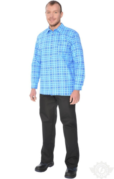 Сорочка рабочая теплая