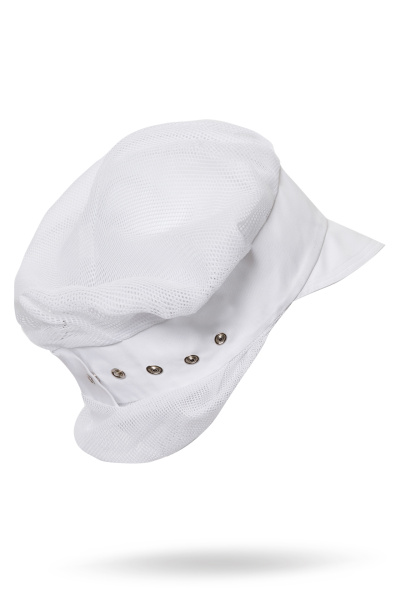 Кепи Эйч- Лайн с сеткой белая