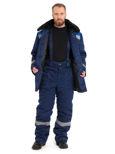 Костюм "Легион" утепленный (син.+вас.) тк. смес.