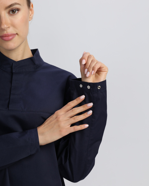 Костюм женский ХАССП-Стандарт NEW (тк.Смесовая,160), т.синий