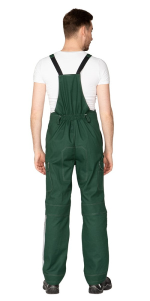 Полукомбинезон мужской летний "Эко-Труд" тёмно-зелёный, СОП