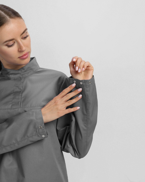 Костюм женский ХАССП-Стандарт NEW (тк.Смесовая,160), серый