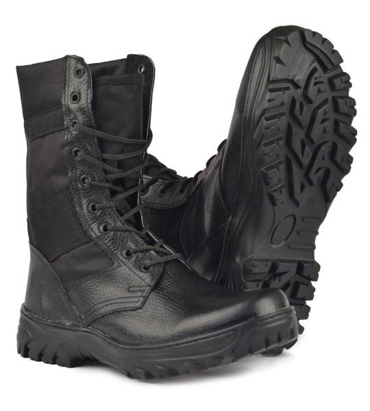 Ботинки с высоким берцем комбинированные "Вымпел" ( уп. 10 пар)