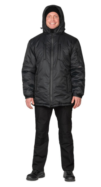 Куртка мужская утеплённая "Вегард" чёрная