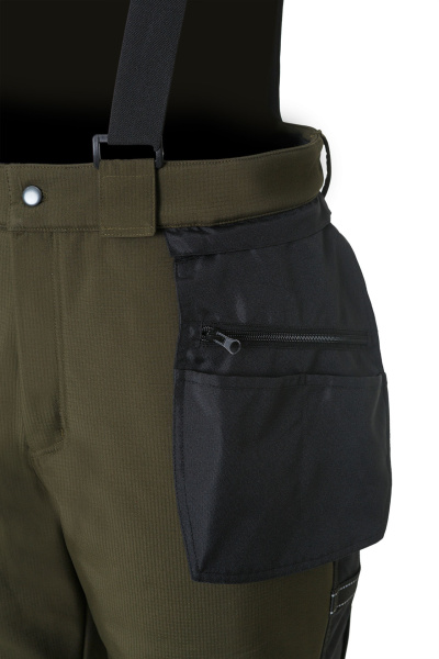 Брюки ЮРИНОКС МАКС (YURINOX MAX) утепленные хаки/черные