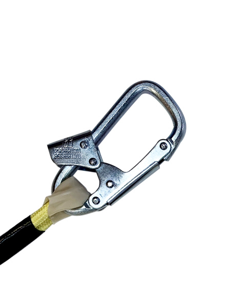 Огнеупорный строп Строп аВд+Кс (Ог) арамид+амортизатор, 2 караб., 1,8 м