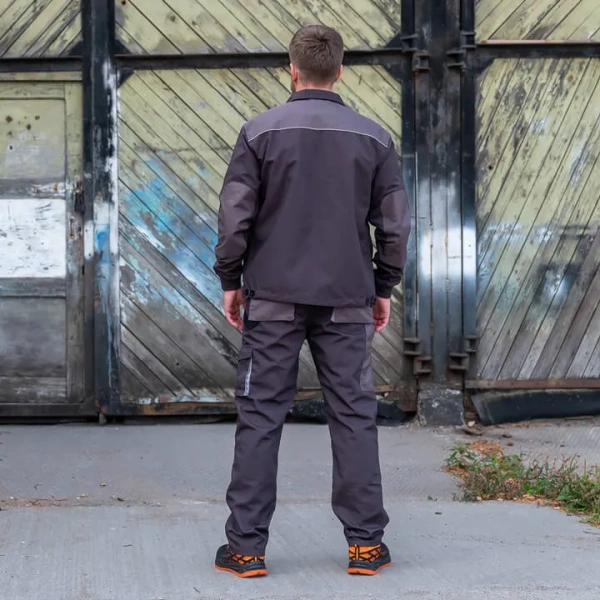 Брюки PROTONE LIGHT, серый/т.серый/оранжевый