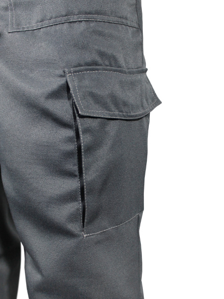 Костюм "Грань", куртка с капюшоном+п/к, цв. серый