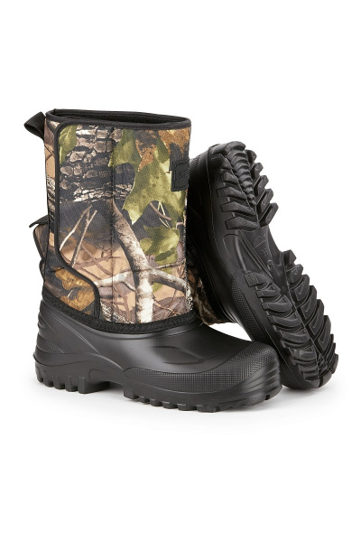 Сапоги Хаски мужские зимние утепленные "Ирбис" цвет черный/коричневый