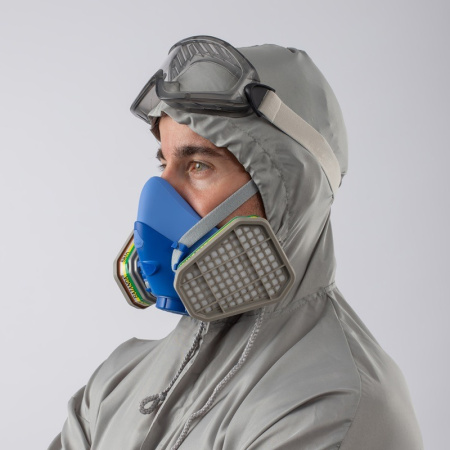 Полумаска защитная силиконовая BAIANDA FEA 07 (байонет) 