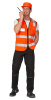 Жилет сигнальный "Ультра" оранжевый, 4СОП