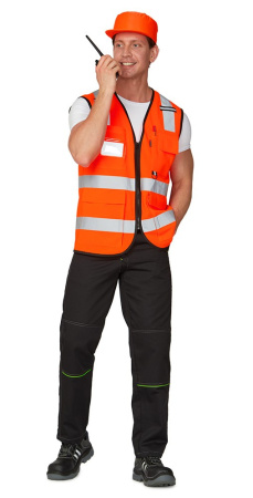 Жилет сигнальный "Ультра" оранжевый, 4СОП