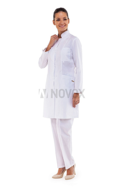 Халат женский "Ванда" цвет белый