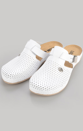 Сабо "Leon" ("Леон") женские белые